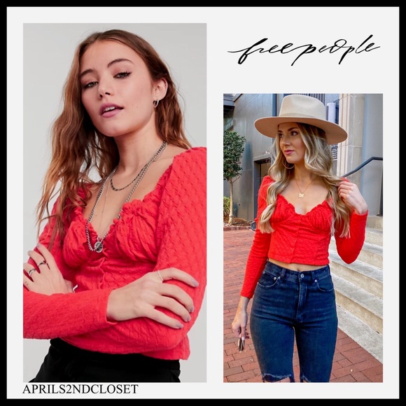 FREE PEOPLE BOHO LONG SLEEVES BUTTON DOWN TOP A2C - Picture 4 of 16